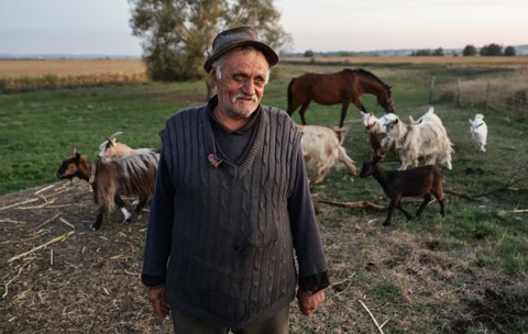 Gheorghe Vasile Hogas din satul Spiesti, Neamt. Sursa foto: Vlad Chirea