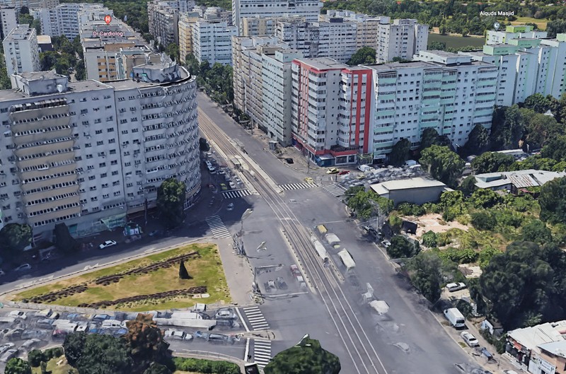 Șos. Fundeni/șos. Colentina/str. Gherghiței | Captură Google Earth