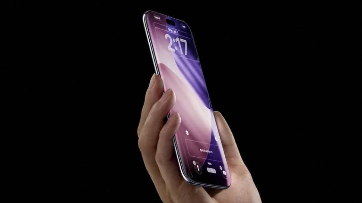 Poză-concept pentru iPhone-ul aniversar de 20 de ani, realizat aproape doar din sticlă.