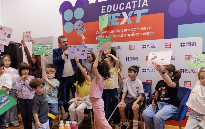Evenimentul „Educația Next”, organizat de British Council în parteneriat cu LIbertatea, a reunit mai multe generații sub aceeași mare umbrelă: grija pentru viitorul copiilor. Foto: Vlad Chirea