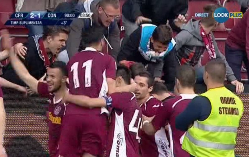 CFR Cluj - Concordia Chiajna 2-1. Ilfovenii, gol anulat degeaba, penalty neacordat