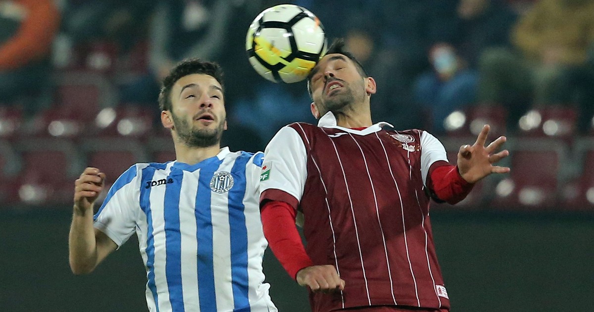 Liga 1, play-off, etapa 6. CSM Poli Iași - CFR Cluj. În tur, Culio dreapta) a avut dueluri tari cu moldovenii
