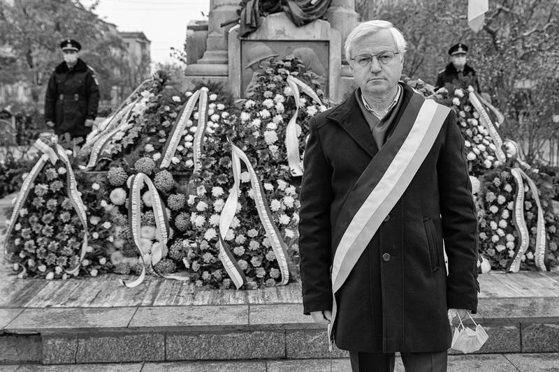 Primarul Valerică Cârciumaru, la festivitatea restrânsă de 1 Decembrie