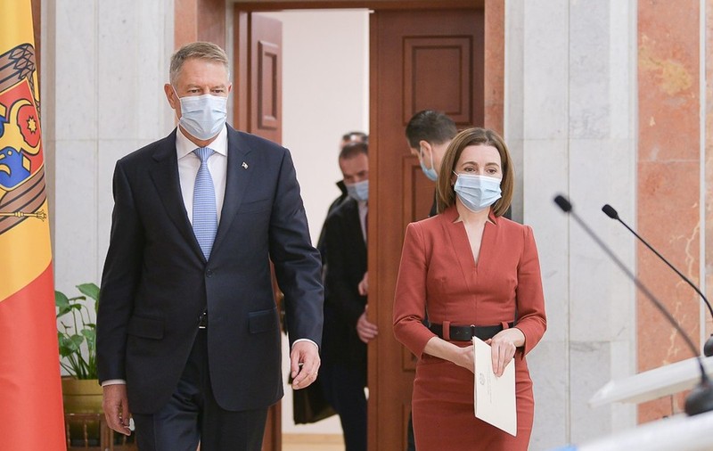 Aderarea Republicii Moldova la UE, discutată de Klaus Iohannis cu Maia Sandu