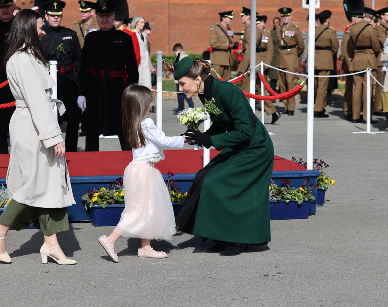 Cum a apărut Kate Middleton la parada de Sfântul Patrick. Gestul făcut de Prințesa de Wales