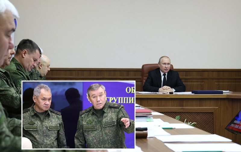 Putin a stat vineri toată ziua în Cartierul General Comun al Forțelor Armate implicate în invazia Ucrainei: „Dragi tovarăși”