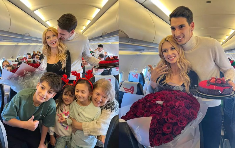 De ce Victor Cornea a cerut-o în căsătorie pe Andreea Bălan în avion: „L-am întrebat de ce a făcut așa”