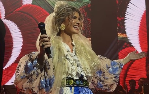 Diana Matei pe scena de la Sala Palatului din București | sursa foto: PR