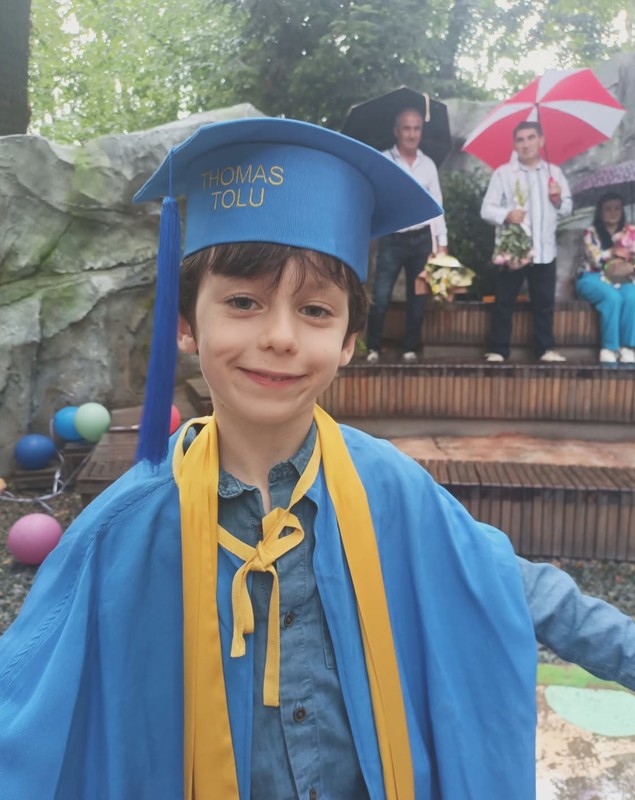 Fiul lui Lili Sandu a absolvit grădinița: „Nu vreți să știți cât am mai plâns!”