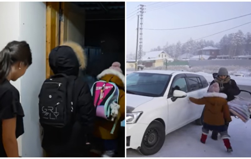 Cum își crește o mamă cei trei copii în cel mai rece oraș din lume: „Îngrijirea unui bebeluș iarna vine cu multe dificultăți”