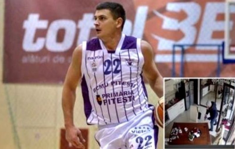 Bărbatul care l-a jefuit pe baschetbalistul de la BCM U Piteşti a fost reţinut în Covasna