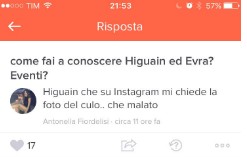 Pasajul în care Antonelle Fioderlisi spune că Higuain „e bolnav”