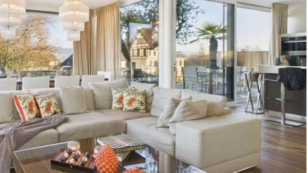 Apartament de lux în Elveția închiriat cu 19000 de euro pe lună. Sursă foto: Blick.