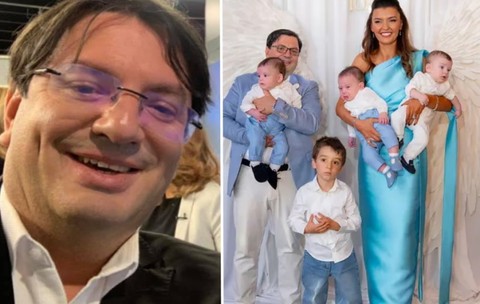 Botez de lux pentru tripleții fostului ministru al Sănătății, Nicolae Bănicioiu! Avem imaginile de la petrecere! Tort spectaculos, invitați unul și unul, politicieni și oameni influenți din România, și un decor cum rar vezi la astfel de evenimente / FOTO