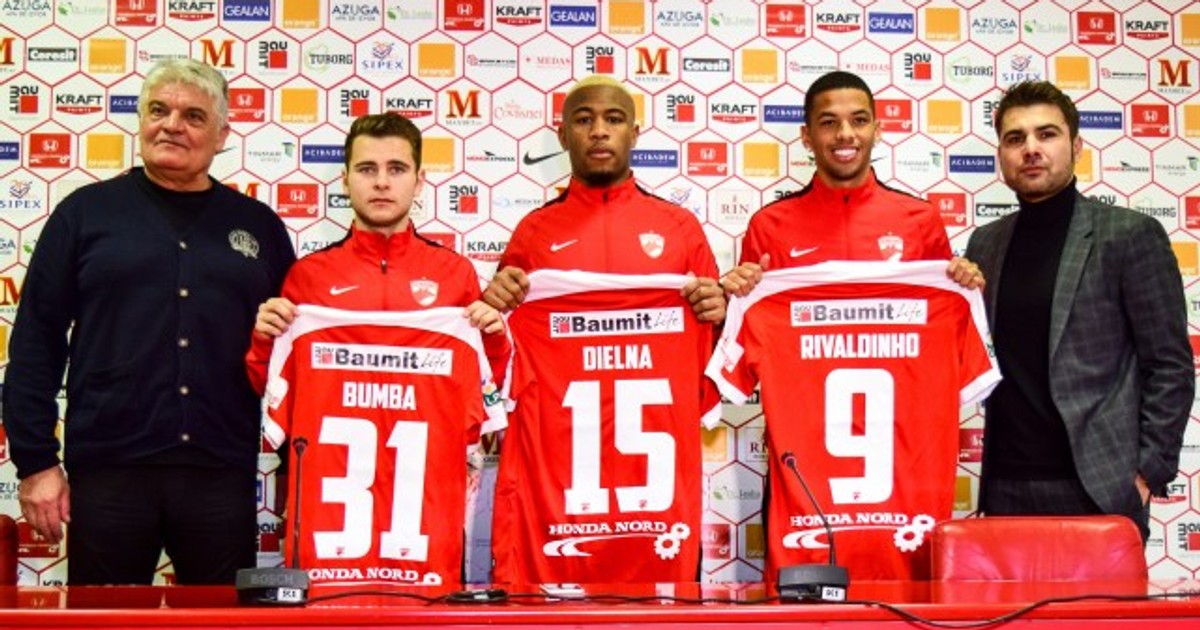 Dinamo i-a prezentat oficial pe Rivaldinho, Dielna și Bumba. Ce au declarat