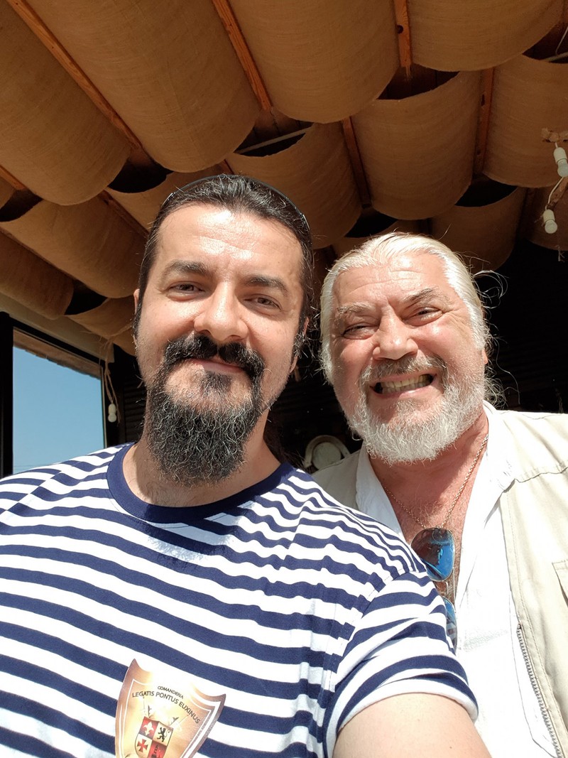 Cristi Gram și Nicu Covaci. Foto: arhivă personală