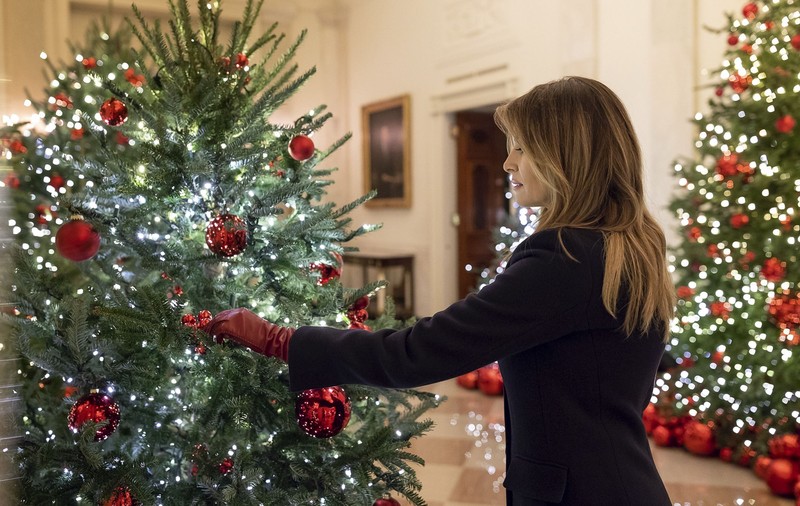 Au furat startul! Vedetele de la Hollywood au împodobit brazii. La fel, Melania Trump, la Casa Albă