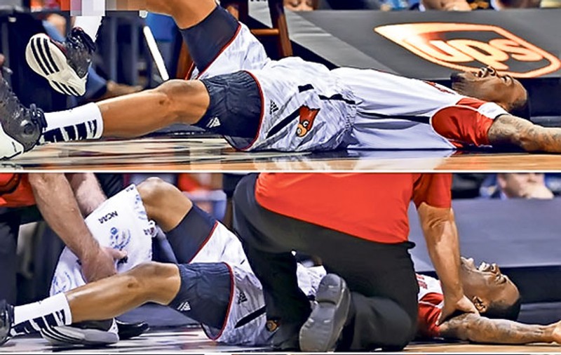 Baschetbalistul american Kevin Ware a suferit o accidentare groaznică la picior | VIDEO