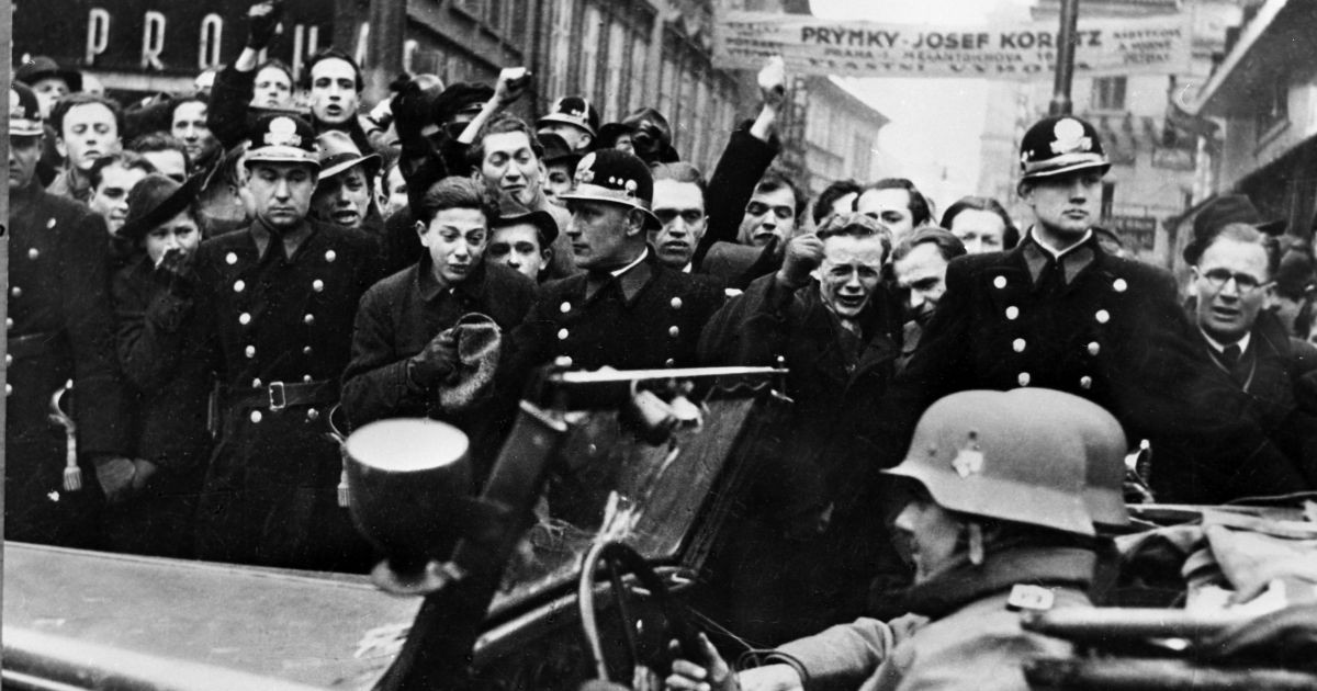 Trupele Germaniei naziste intră în Praga, în martie 1939