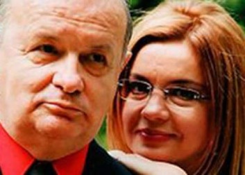 Cristina Țopescu, alături de tatăl ei