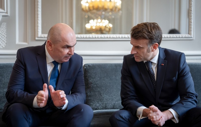 Ilie Bolojan, după discuțiile de la Paris cu Emmanuel Macron și videoconferința cu liderii europeni: „Suntem în vremuri dificile. Vrem o pace justă în Ucraina”