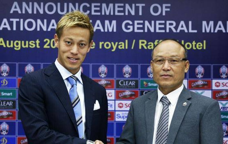 Japonezul Keisuke Honda, fotbalist la Melbourne Victory, noul selecționer al Cambogiei