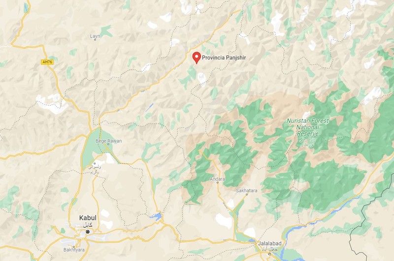Provincia Panjshir, într-o zonă greu accesibilă, la 150 de kilometri de Kabul