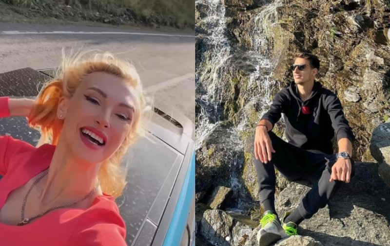 Andreea Bălan și Victor Cornea, escapadă la munte. Gestul făcut de sportiv pentru iubita lui celebră