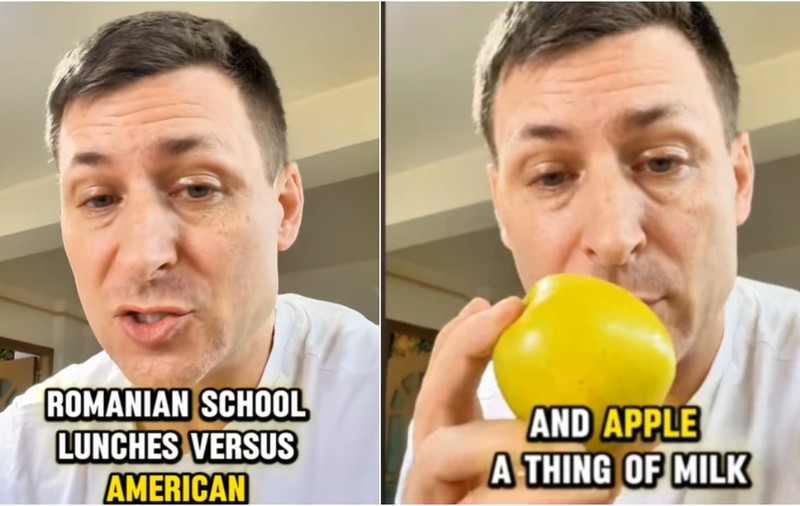 Reacția unui american, după ce a văzut mâncarea din grădinițele românești. „În SUA ar fi considerată pentru copiii săraci”