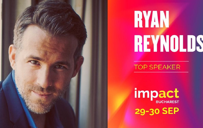 Ryan Reynolds vine la IMPACT Bucharest 2026, unde este speaker de top