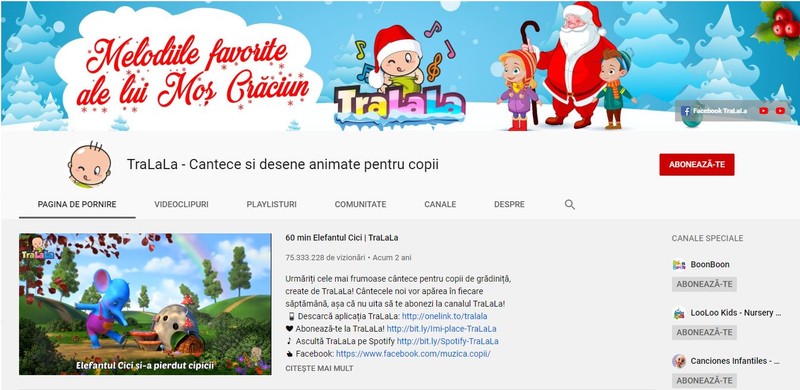 Românii au peste 21 de milioane de abonați pe YouTube