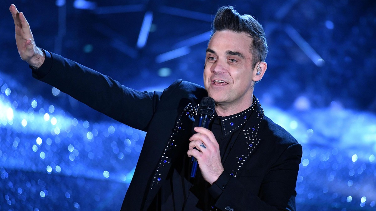 Robbie Williams ar putea suferi de sindromul Asperger. Robbie Williams, în timpul Festivalului de la Sanremo din 2017