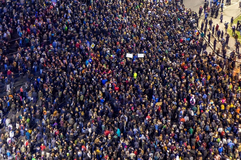 Protest în București, 20 ianuarie