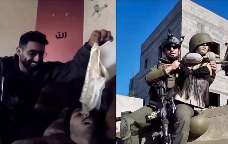 Soldați israelieni s-au filmat când se joacă cu lenjeria intimă găsită în casele femeilor din Gaza