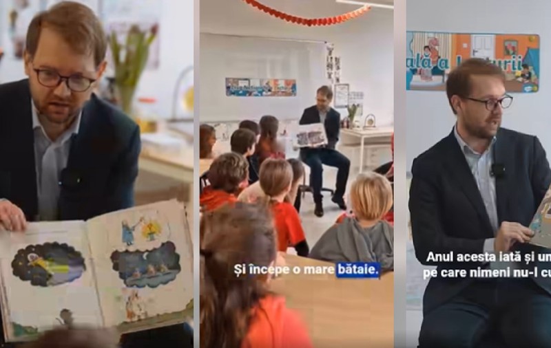 Primarul din Timișoara le-a citit copiilor, de Ziua lecturii, o carte despre alegerile de la o fermă. Printre candidați, Marcel Purcel, Fina Găina și Pepe Lupescu. „Ar trebui să-l votăm sau nu?”