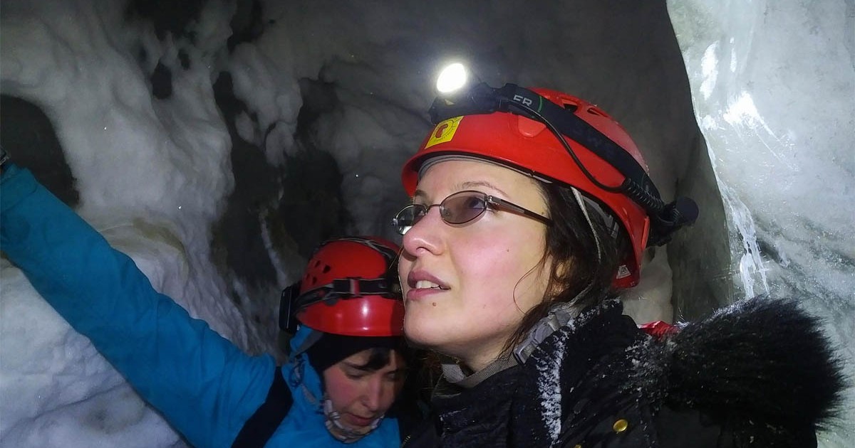 Irina Coșescu, prima nevăzătoare care a urcat pe un gheţar din Oceanul Arctic