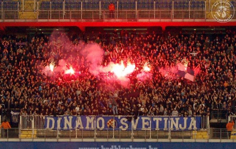 VIDEO&FOTO / Fanii formaţiei Dinamo Zagreb îi AMENINŢĂ pe "lupi"