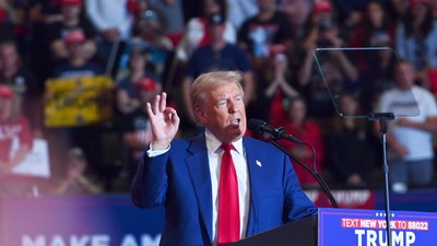 Donald Trump la New york