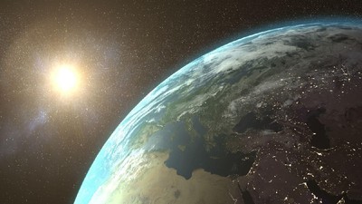 planeta pamant vazuta din spatiu