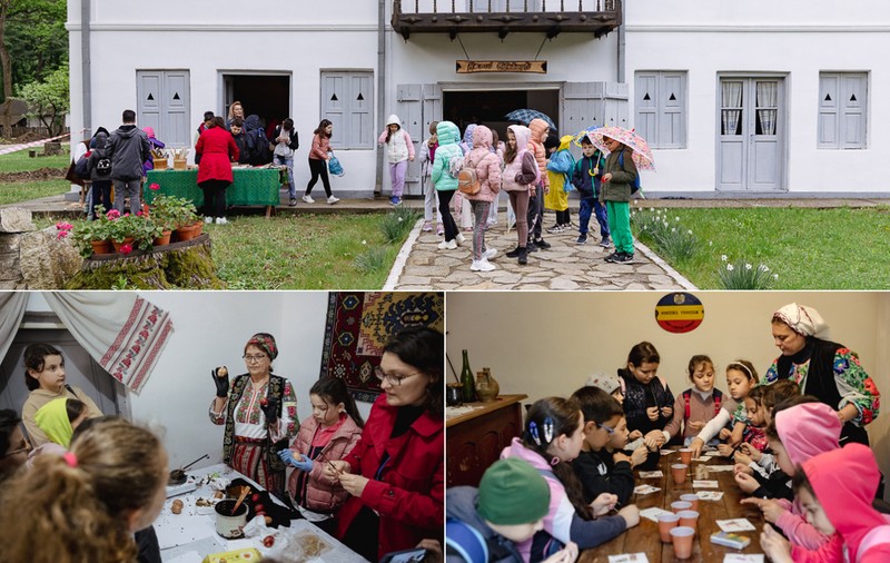 De Paști, la Muzeul Satului Vrâncean, sute de copii au lăsat smartphone-ul și au pus mâna pe chișiță, să încondeieze ouă. „Unii chiar au îndemânare, au ieșit lucruri faine”