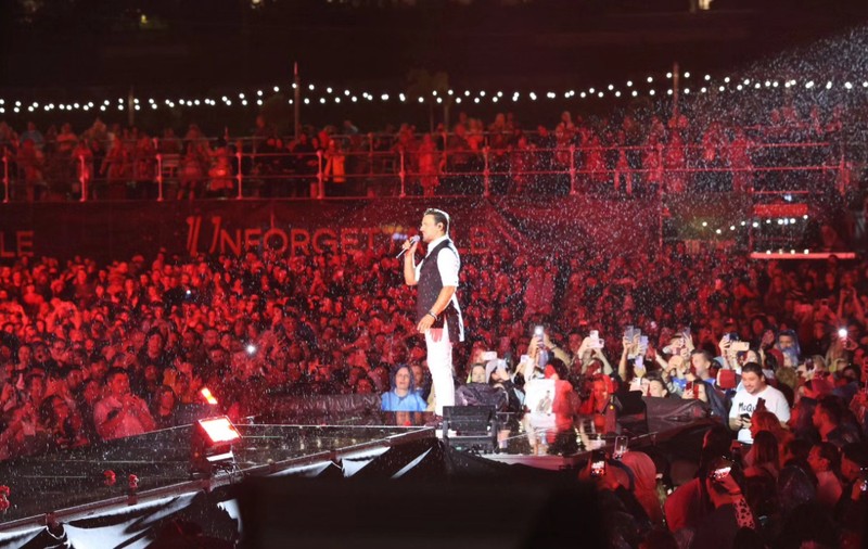 Vedeta care a stat de vorbă cu Nikos Vertis în culisele concertului său din Piața Constituției din București. A fost impresionată: „De neuitat”