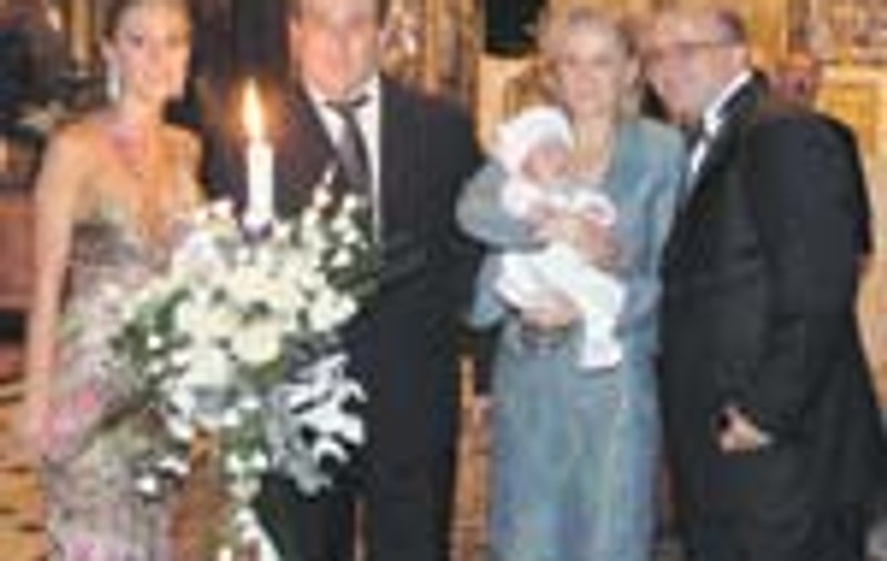 Baietelul lui Axinte a plans non-stop la botez