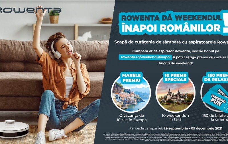 Rowenta dă weekendul înapoi românilor!