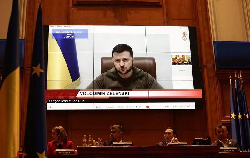 Ce nu s-a auzit la televizor. Discursul integral rostit de Zelenski, în Parlamentul României