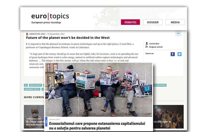 „Viitorul planetei nu se decide în Vest”. Site-ul agenției de educație civică a Guvernului Germaniei recomandă un articol din Libertatea