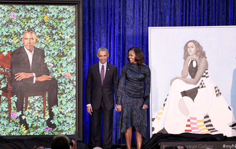 Cum arată portretele oficiale ale lui Barack și Michelle Obama