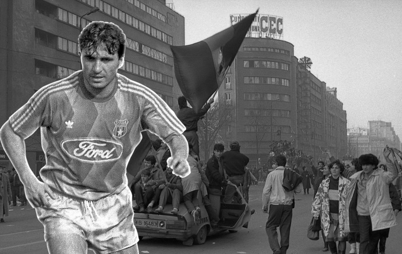 Cum a trăit Gică Hagi ziua de 22 decembrie 1989: „Mirosea a praf de pușcă, apoi un refren izbăvitor: «Ole, ole, ole, ole / Ceaușescu nu mai e!»”