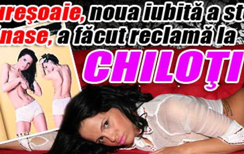 Diana Gureşoaie, noua iubită a stelistului Cristi Tănase, a făcut reclamă la chiloţi