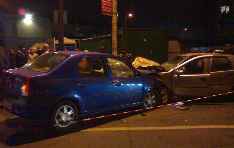A vrut să fugă şi a produs un accident şi mai grav