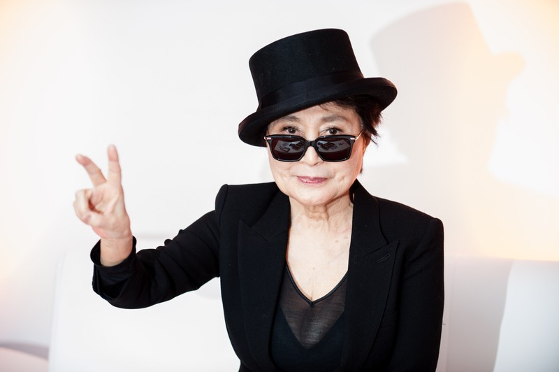 Yoko Ono is awarded the International human-rights prize "Dr. Rainer-Hildebrandt-Medaille" 2012 at Museum Haus at Checkpoint Charlie, Berlin, Germany, 14.12.2012. Credit: Hoederath/face to face